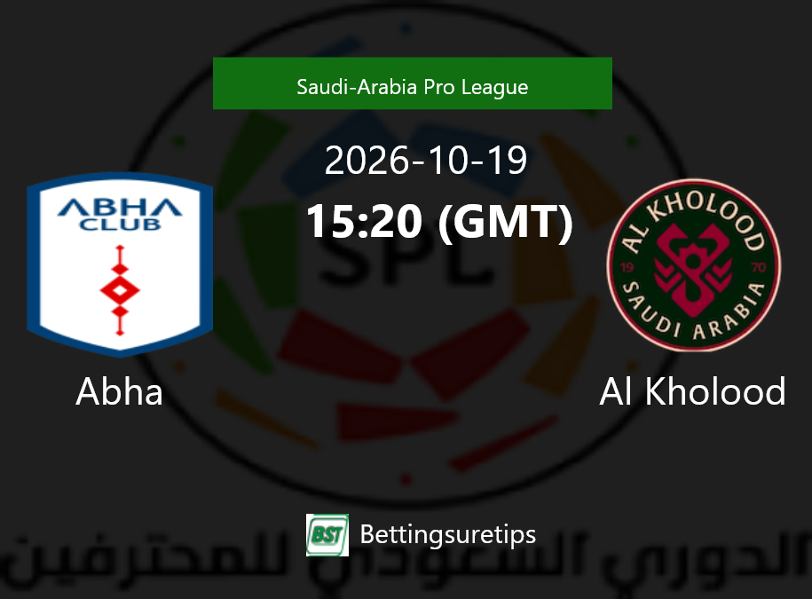 Abha vs Al Kholood Prediction Betting Tips & Correct Score