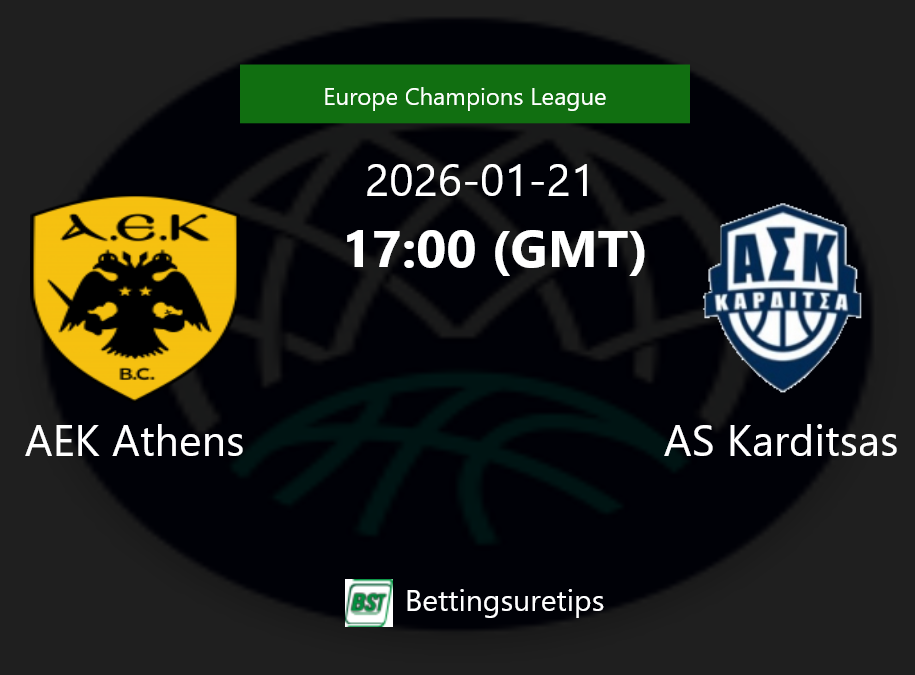 AEK Athens vs AS Karditsas Prediction and Pick - Europe Champions League