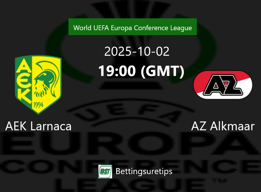 AEK Larnaca vs AZ Alkmaar Prediction Betting Tips & Correct Score