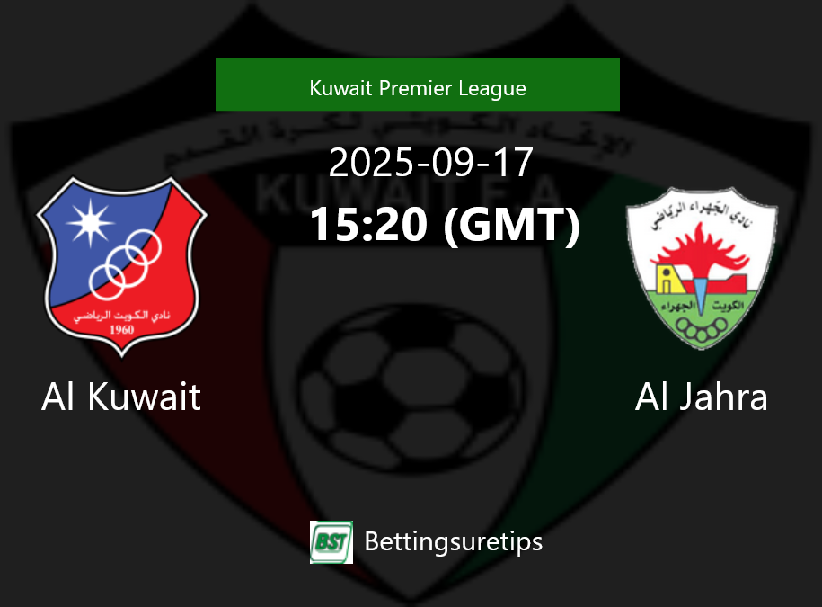 Al Kuwait vs Al Jahra Prediction Betting Tips & Correct Score