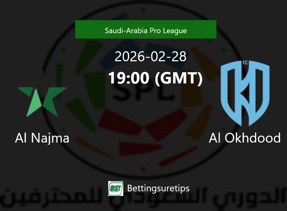Al Najma vs Al Okhdood Prediction Betting Tips & Correct Score