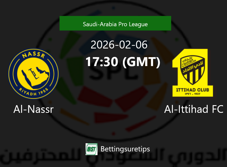 Al-Nassr vs Al-Ittihad FC Prediction Betting Tips & Correct Score