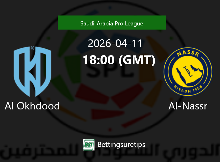 Al Okhdood vs Al-Nassr Prediction Betting Tips & Correct Score