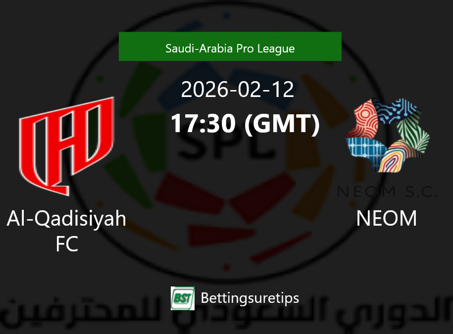 Al-Qadisiyah FC vs NEOM Prediction Betting Tips & Correct Score