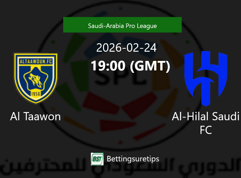 Al Taawon vs Al-Hilal Saudi FC Prediction Betting Tips & Correct Score