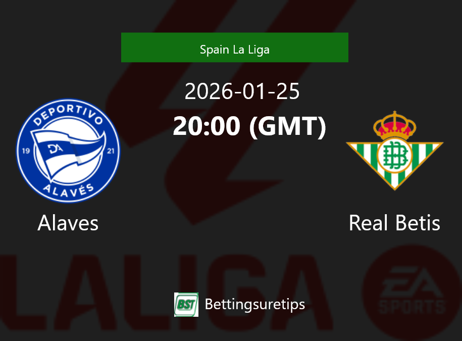 Alaves vs Real Betis Prediction Betting Tips & Correct Score