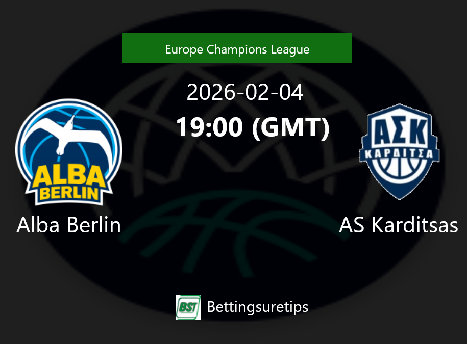 Alba Berlin vs AS Karditsas Prediction and Pick - Europe Champions League