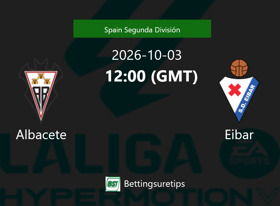 Albacete vs Eibar Prediction Betting Tips & Correct Score