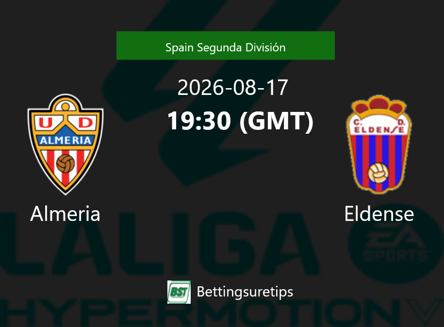 Almeria vs Eldense Prediction Betting Tips & Correct Score