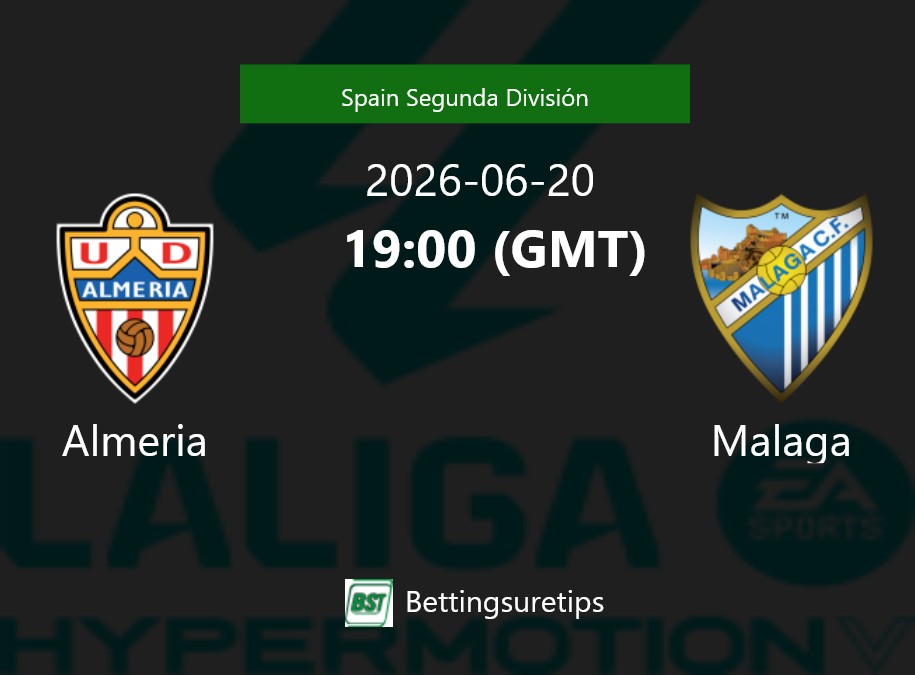 Almeria vs Malaga Prediction Betting Tips & Correct Score