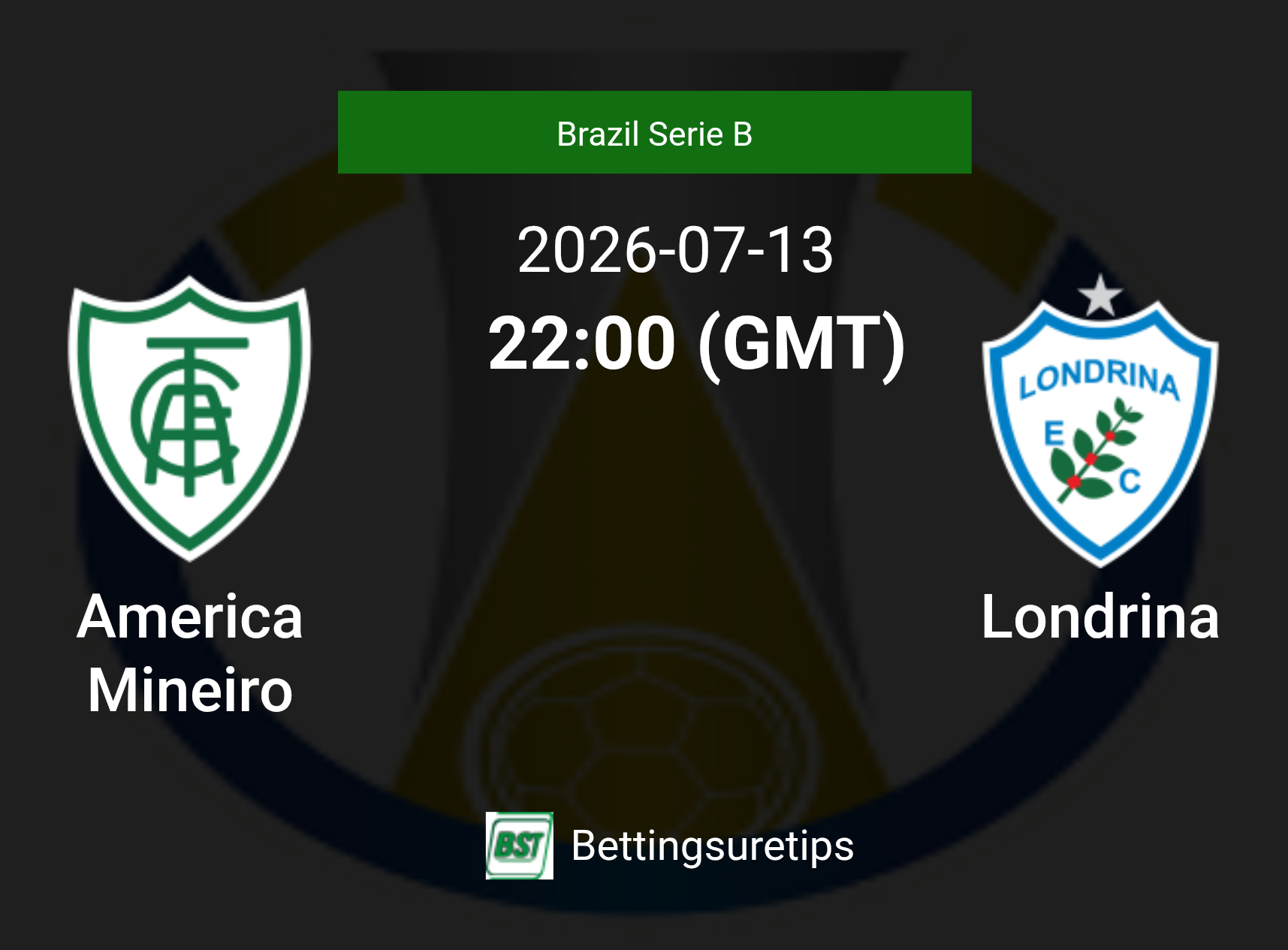 America Mineiro vs Londrina Prediction Betting Tips & Correct Score