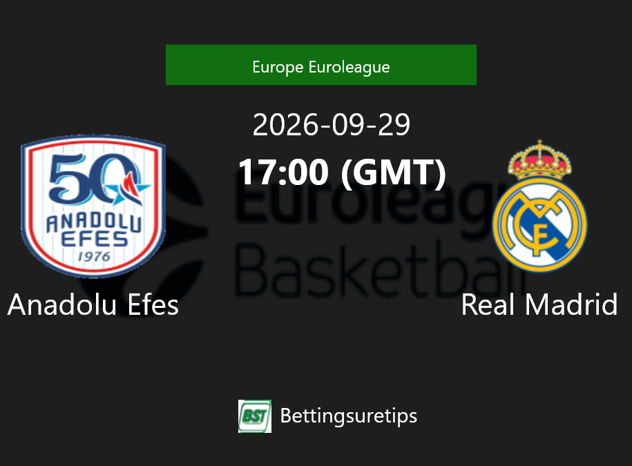 Anadolu Efes vs Real Madrid Prediction and Pick - Europe Euroleague