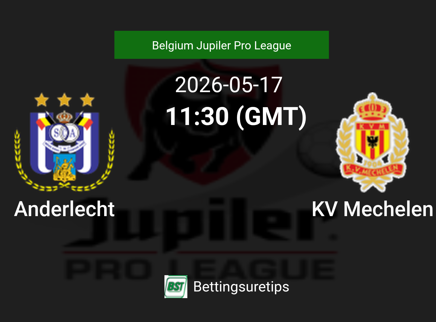 Anderlecht vs KV Mechelen Prediction Betting Tips & Correct Score