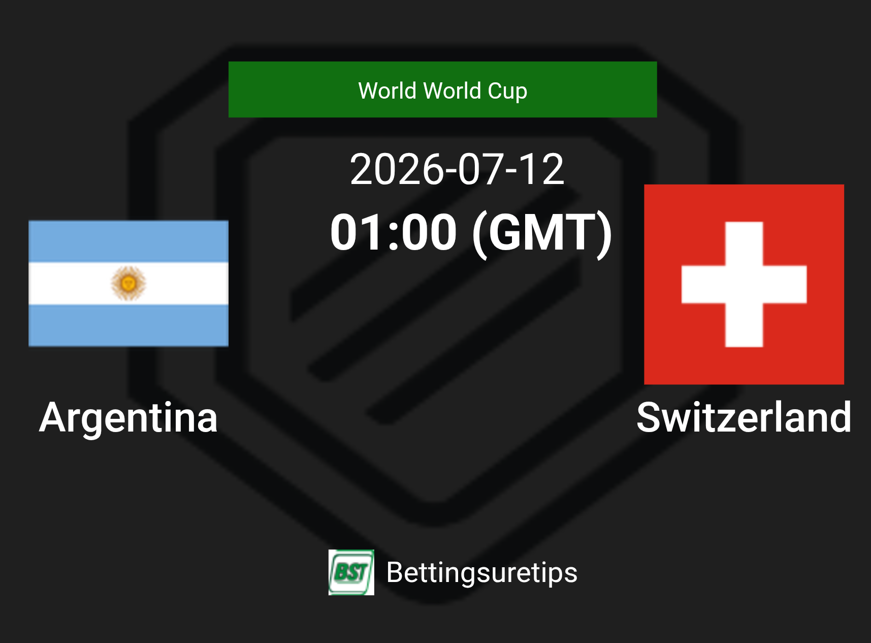 Argentina vs Switzerland Prediction Betting Tips & Correct Score