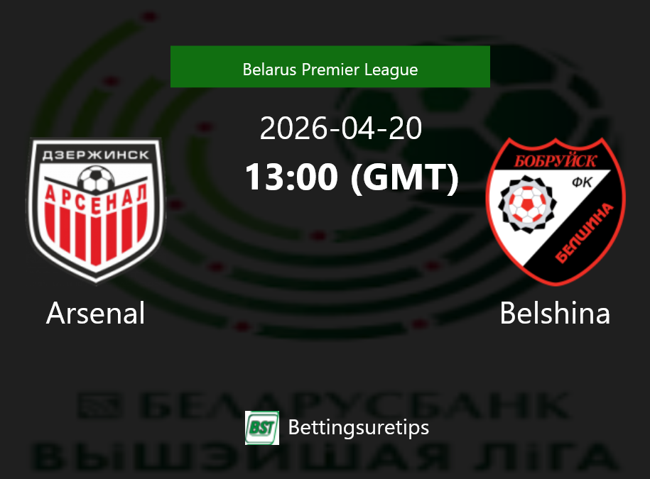 Arsenal vs Belshina Prediction Betting Tips & Correct Score