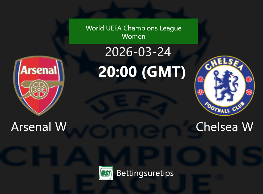 Arsenal W vs Chelsea W Prediction Betting Tips & Correct Score