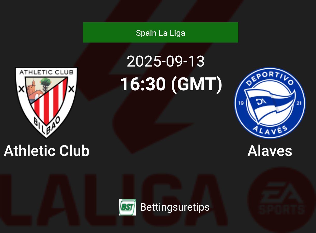 Athletic Club vs Alaves Prediction Betting Tips & Correct Score