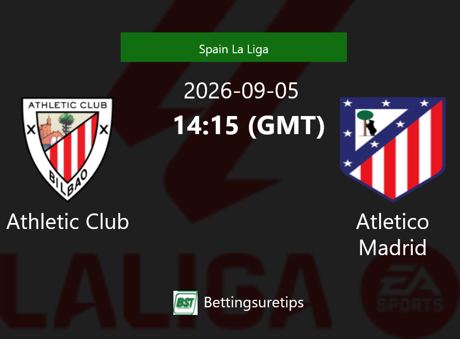 Athletic Club vs Atletico Madrid Prediction Betting Tips & Correct Score