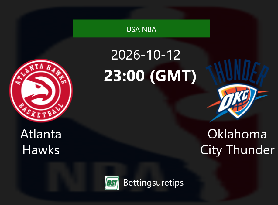 Atlanta Hawks vs Oklahoma City Thunder Prediction and Pick - USA NBA