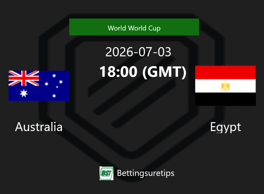 Australia vs Egypt Prediction Betting Tips & Correct Score