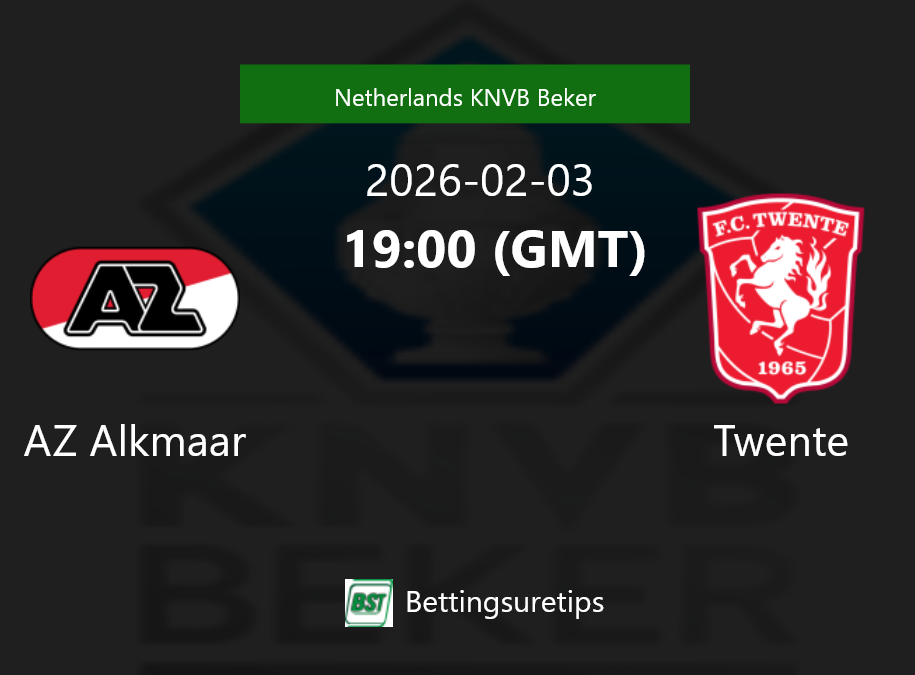 AZ Alkmaar vs Twente Prediction Betting Tips & Correct Score