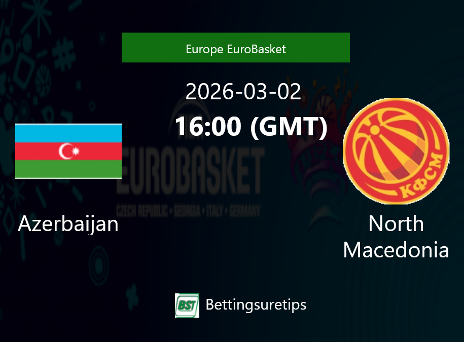 Azerbaijan vs North Macedonia Prediction and Pick - Europe EuroBasket Azerbaijan vs North Macedonia Prediction and Pick - Europe EuroBasket