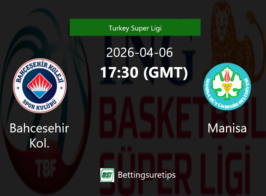 Bahcesehir Kol. vs Manisa Prediction and Pick - Turkey Super Ligi