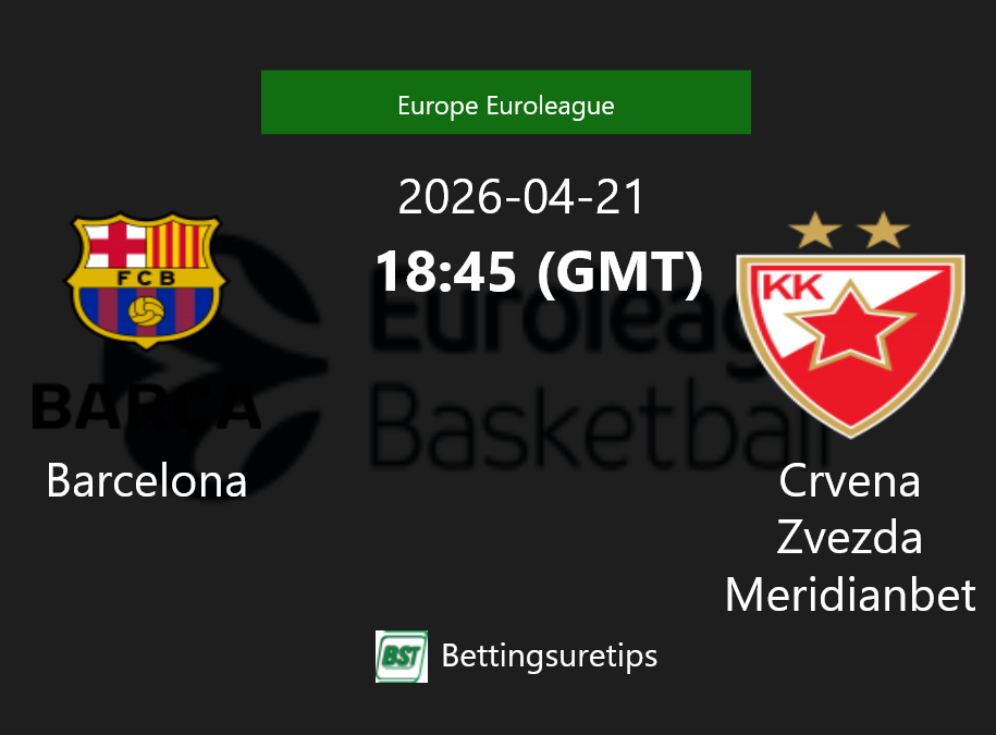 Barcelona vs Crvena Zvezda Meridianbet Prediction and Pick - Europe Euroleague
