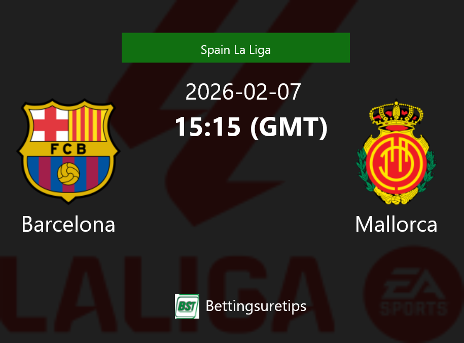 Barcelona vs Mallorca Prediction Betting Tips & Correct Score