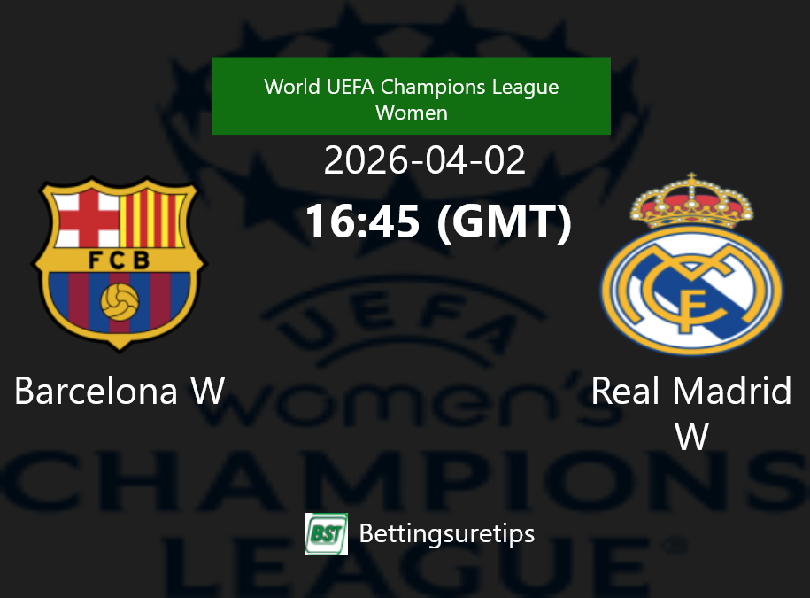 Barcelona W vs Real Madrid W Prediction Betting Tips & Correct Score
