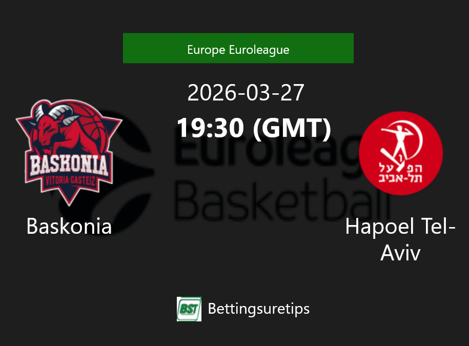 Baskonia vs Hapoel Tel-Aviv Prediction and Pick - Europe Euroleague