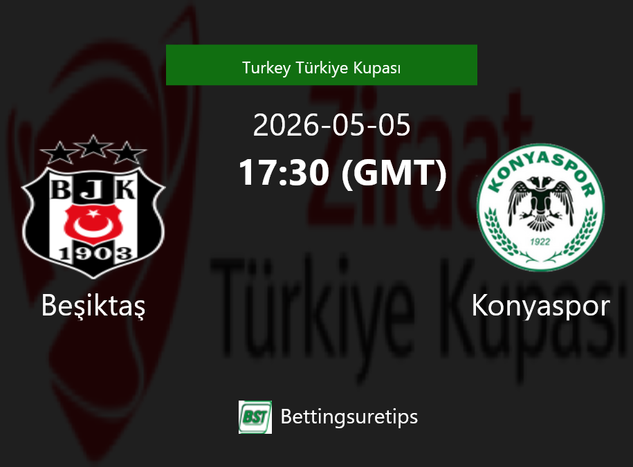 Be?ikta? vs Konyaspor Prediction Betting Tips & Correct Score