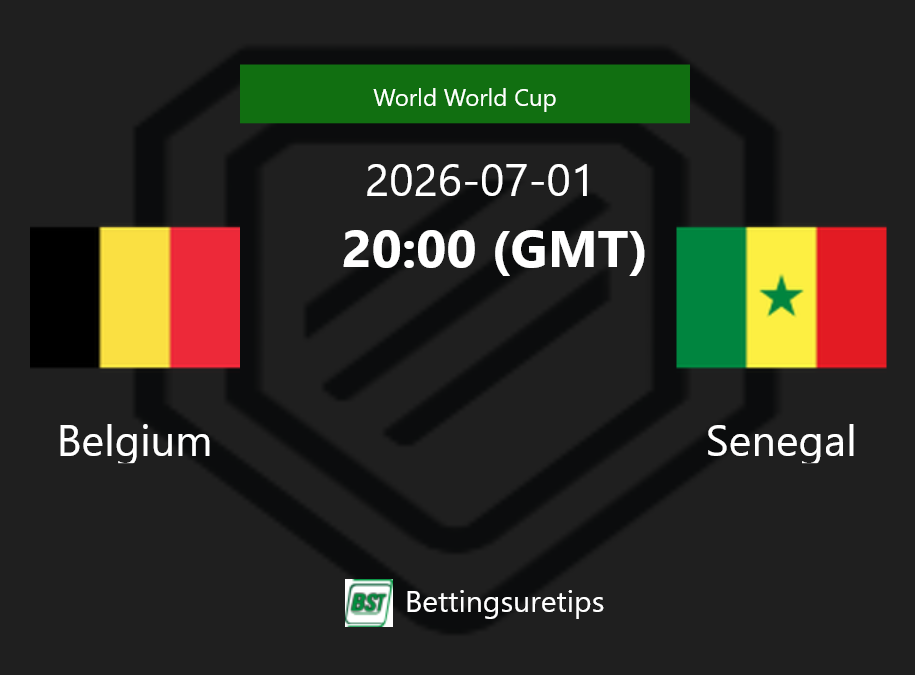 Belgium vs Senegal Prediction Betting Tips & Correct Score