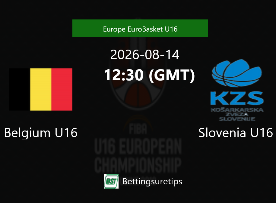 Belgium U16 vs Slovenia U16 Prediction and Pick - Europe EuroBasket U16
