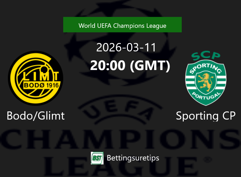 Bodo/Glimt vs Sporting CP Prediction Betting Tips & Correct Score