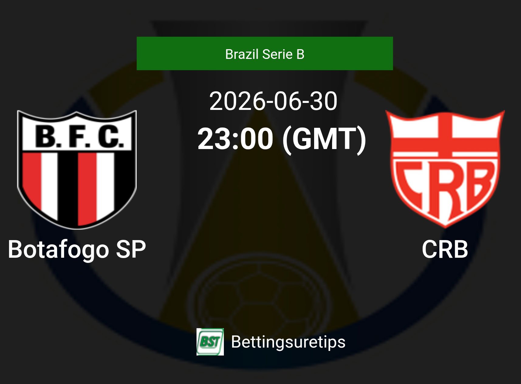 Botafogo SP vs CRB Prediction Betting Tips & Correct Score