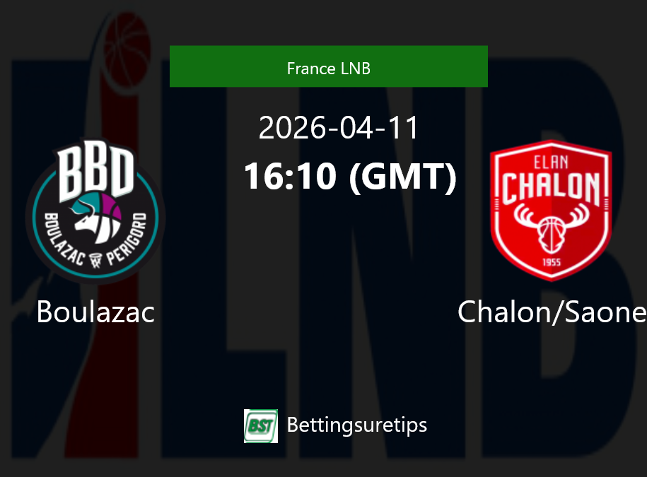 Boulazac vs Chalon/Saone Prediction and Pick - France LNB