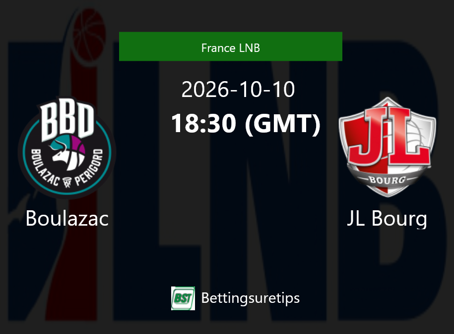 Boulazac vs JL Bourg Prediction and Pick - France LNB Boulazac vs JL Bourg Prediction and Pick - France LNB