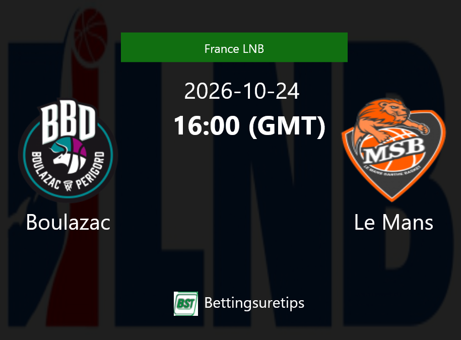 Boulazac vs Le Mans Prediction and Pick - France LNB