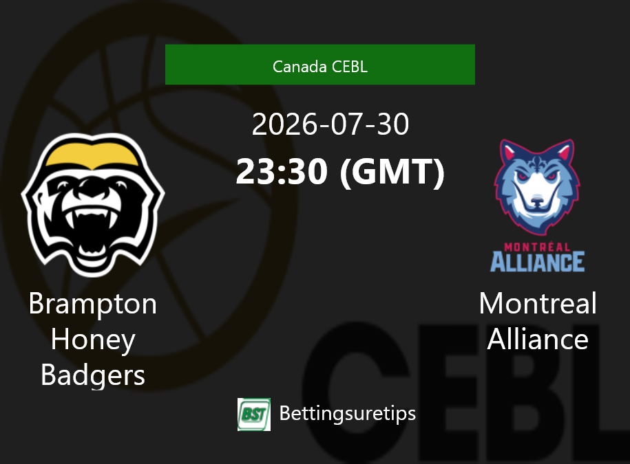 Brampton Honey Badgers vs Montreal Alliance Prediction and Pick - Canada CEBL Brampton Honey Badgers vs Montreal Alliance Prediction and Pick - Canada CEBL