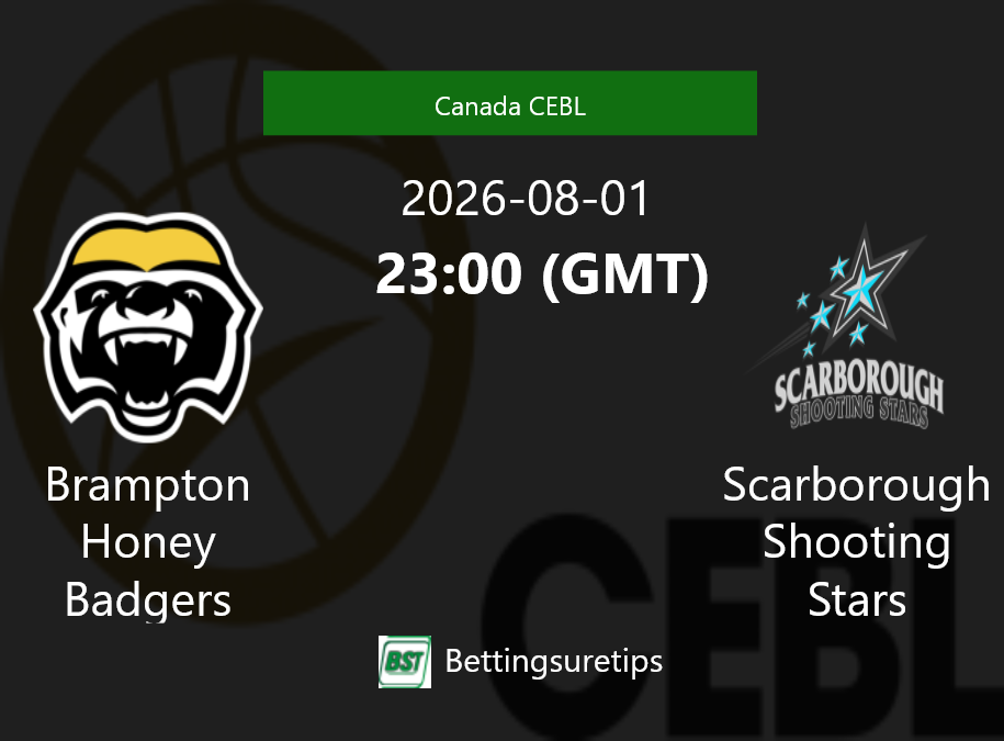 Brampton Honey Badgers vs Scarborough Shooting Stars Prediction and Pick - Canada CEBL Brampton Honey Badgers vs Scarborough Shooting Stars Prediction and Pick - Canada CEBL