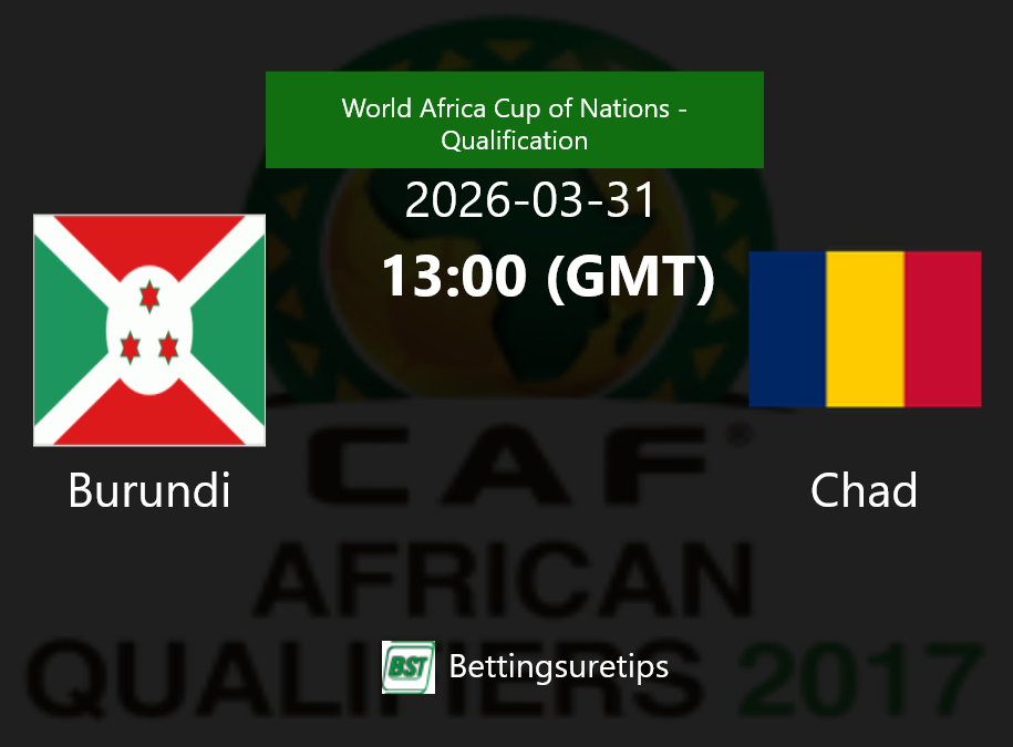 Burundi vs Chad Prediction Betting Tips & Correct Score