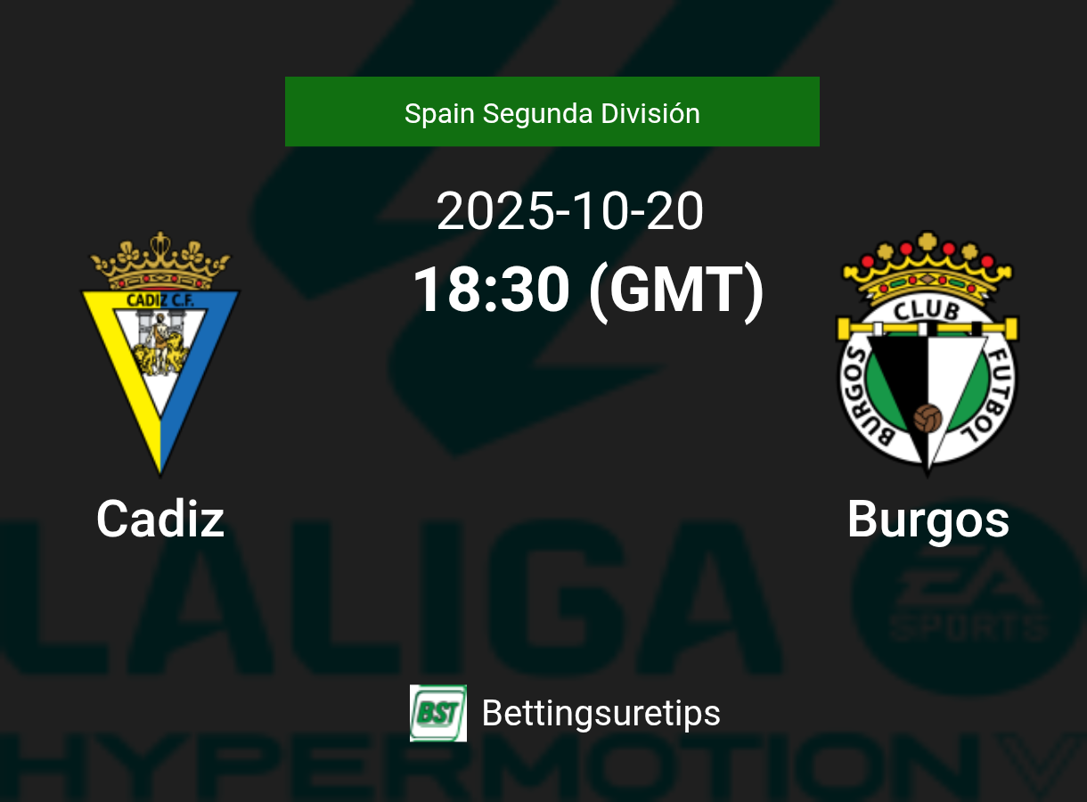 Cadiz vs Burgos Prediction Betting Tips & Correct Score