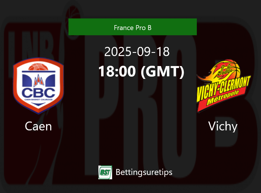 Caen vs Vichy Prediction and Pick - France Pro B