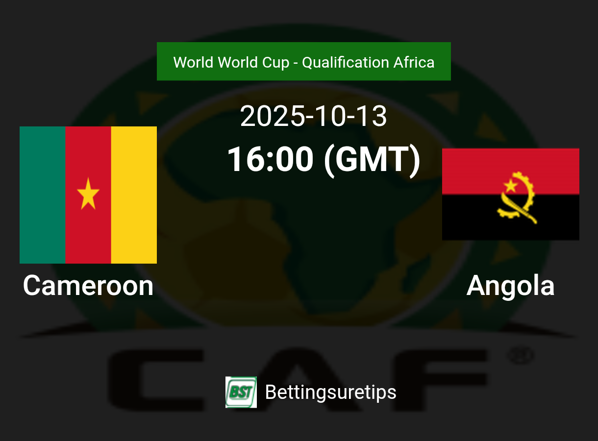 Cameroon vs Angola Prediction Betting Tips & Correct Score