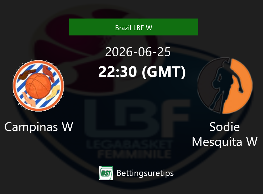 Campinas W vs Sodie Mesquita W Prediction and Pick - Brazil LBF W