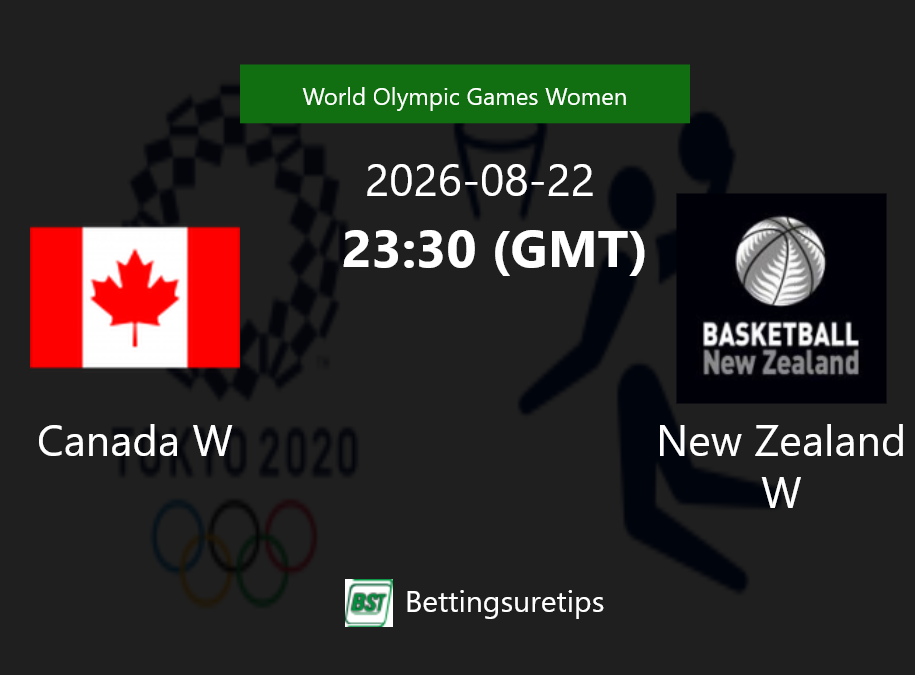 Canada W vs New Zealand W Prediction and Pick - World Olympic Games Women