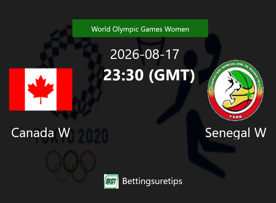 Canada W vs Senegal W Prediction and Pick - World Olympic Games Women Canada W vs Senegal W Prediction and Pick - World Olympic Games Women