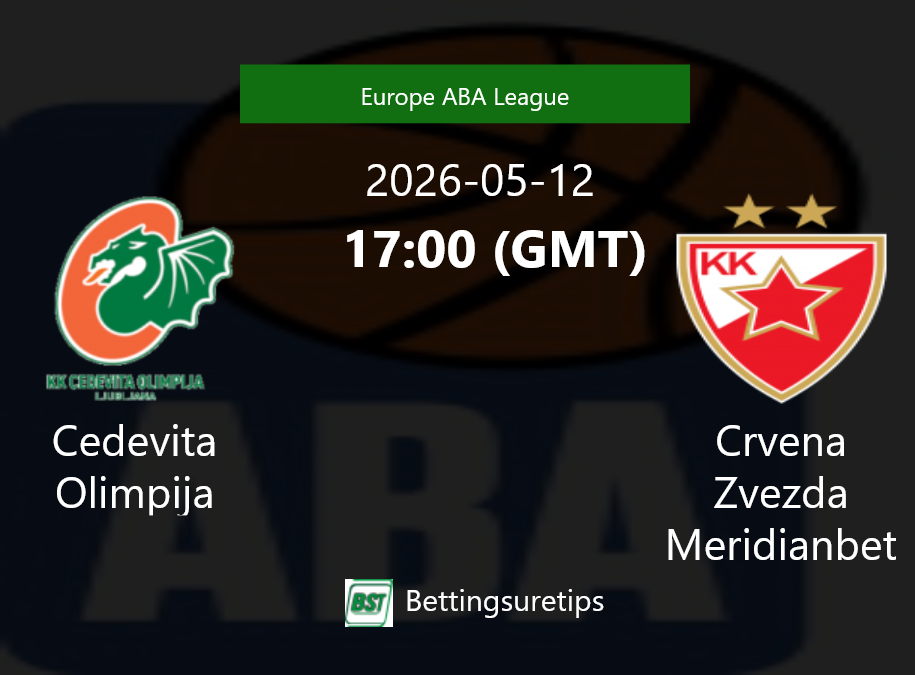Cedevita Olimpija vs Crvena Zvezda Meridianbet Prediction and Pick - Europe ABA League