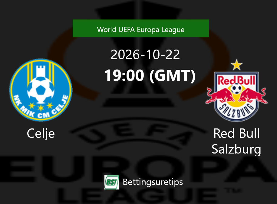 Celje vs Red Bull Salzburg Prediction Betting Tips & Correct Score